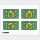 Sticker Rectangulaire Rutland (Feuille)