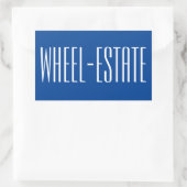 Sticker Rectangulaire Rving RV Camper Camp Moteur Accueil Amusement = Ro (Sac)