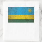 Sticker Rectangulaire Rwanda (Sac)
