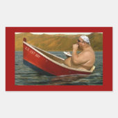 Sticker Rectangulaire S.S. Fat Guy (Devant)