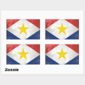 Sticker Rectangulaire Saba (Feuille)