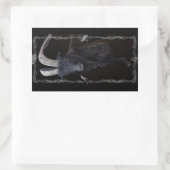 Sticker Rectangulaire Sabbat de sorcière (Sac)