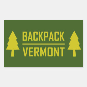 Sticker Rectangulaire Sac à dos Vermont
