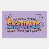 Sticker Rectangulaire Sagittaire (Devant)