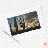 Sticker Rectangulaire Saguaro Sunset II Arizona (Enveloppe)