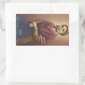 STICKER RECTANGULAIRE SAINT BERNADETTE (Sac)