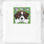 Sticker Rectangulaire Saint-Bernard (Sac)