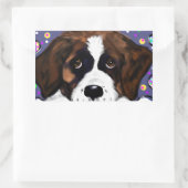 Sticker Rectangulaire Saint-Bernard (Sac)