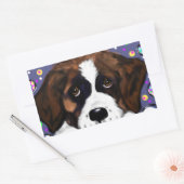 Sticker Rectangulaire Saint-Bernard (Enveloppe)