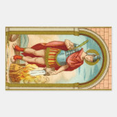 Sticker Rectangulaire Saint Florian de Lorch (BK 032) (Devant)