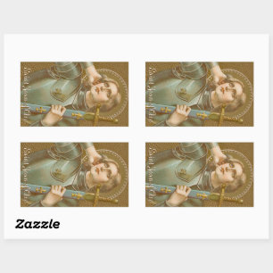 Sticker Rectangulaire Saint Jean d'Arc (JM 28)
