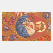 Sticker Rectangulaire Saint Louis IX le roi (PM 05) (Devant)
