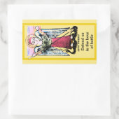 Sticker Rectangulaire Saint Michael l'icône de l'archange (Sac)