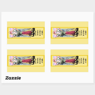 Sticker Rectangulaire Saint Michael l'icône de l'archange