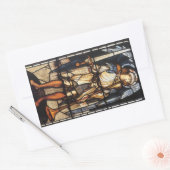 Sticker Rectangulaire Saint Michael par Sir Edward Coley Burne-Jones (Enveloppe)