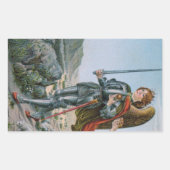 Sticker Rectangulaire Saint Michel l'Archange (détail ; M 017) (Devant)