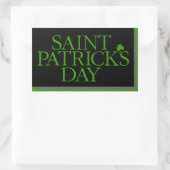 Sticker Rectangulaire Saint Patrick's Day (Sac)