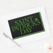 Sticker Rectangulaire Saint Patrick's Day (Enveloppe)