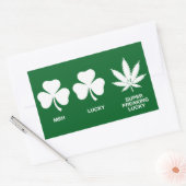 Sticker Rectangulaire Saint Patricks Funny Party pour les gars (Enveloppe)