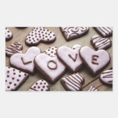 Sticker Rectangulaire Saint Valentin (Devant)