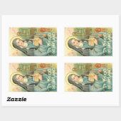 Sticker Rectangulaire Sainte Brigitte d'Irlande (M 014) (Feuille)