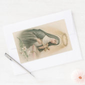 Sticker Rectangulaire Sainte-Rita de Cascia (M 015) (Enveloppe)