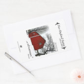 Sticker Rectangulaire Saints de la Nouvelle-Angleterre (Enveloppe)