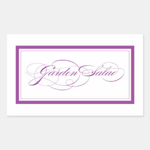Sticker Rectangulaire Salade personnalisée_jardin