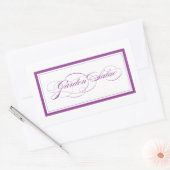 Sticker Rectangulaire Salade personnalisée_jardin (Enveloppe)