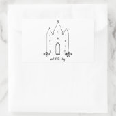 Sticker Rectangulaire salke city utatemple (Sac)