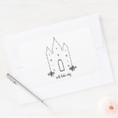 Sticker Rectangulaire salke city utatemple (Enveloppe)