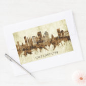 Sticker Rectangulaire Salt Lake City (Enveloppe)