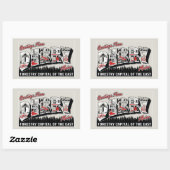 Sticker Rectangulaire Salutation De Derry Maine (Feuille)