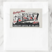 Sticker Rectangulaire Salutation De Derry Maine (Sac)
