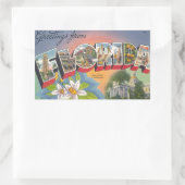 Sticker Rectangulaire Salutations de FLORIDA (Sac)