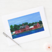 Sticker Rectangulaire Salutations de Gloucester, MA (Enveloppe)