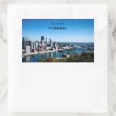 Sticker Rectangulaire Salutations de Pittsburgh (Sac)