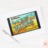 Sticker Rectangulaire Salutations de Radiator Springs Arizona (Enveloppe)