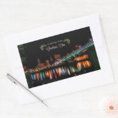 Sticker Rectangulaire Salutations de vacances de Cleveland (Enveloppe)