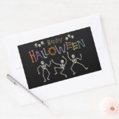 Sticker Rectangulaire Salutations d'Halloween (Enveloppe)