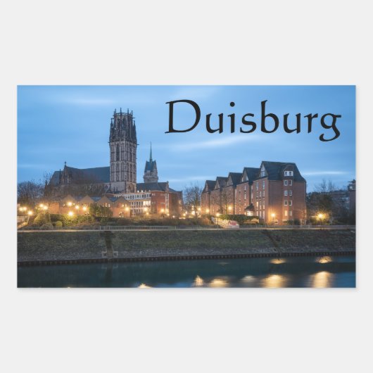 Sticker Rectangulaire Salvatorkirche Duisburg (Devant)