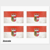 Sticker Rectangulaire Salzburgerland (Feuille)