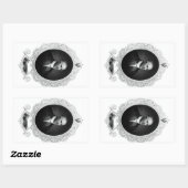 Sticker Rectangulaire Sam Houston (Feuille)