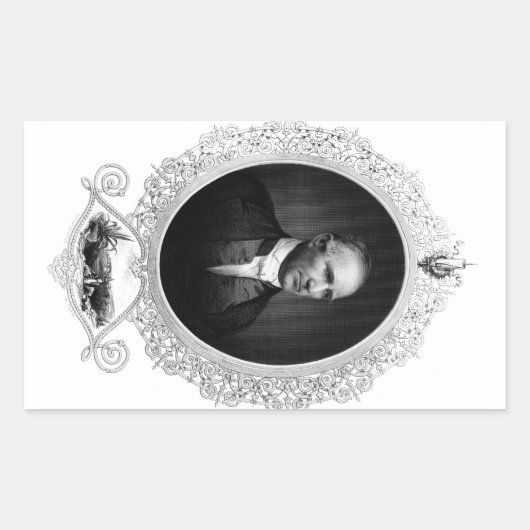 Sticker Rectangulaire Sam Houston (Devant)