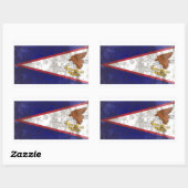 Sticker Rectangulaire Samoa américaines (Feuille)