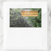 Sticker Rectangulaire Samuel Johnson Citation Inspirationnelle "Grands t (Sac)