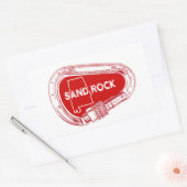 Sticker Rectangulaire Sand Rock Alabama Rock Escalade Carabiner (Enveloppe)