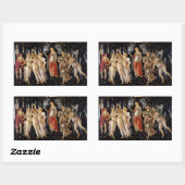 Sticker Rectangulaire Sandro Botticelli - La Primavera (Feuille)