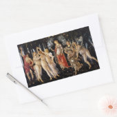 Sticker Rectangulaire Sandro Botticelli - La Primavera (Enveloppe)
