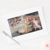 Sticker Rectangulaire Sandro Botticelli - Naissance de Vénus (Enveloppe)